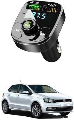 GONAMA v2.1 Car Bluetooth Device with Adapter Dongle, Transmitter(Multicolor)