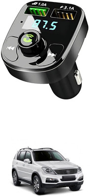 GONAMA v2.1 Car Bluetooth Device with Adapter Dongle, Transmitter(Multicolor)