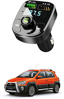 GONAMA v2.1 Car Bluetooth Device with Adapter Dongle, Transmitter(Multicolor)