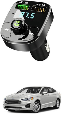 GONAMA v2.1 Car Bluetooth Device with Adapter Dongle, Transmitter(Multicolor)