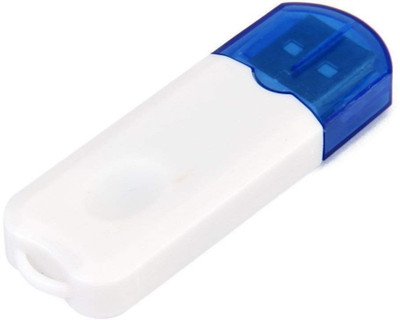 MATEL ENTERPRISE v4.0 Car Bluetooth Device with Audio Receiver(Blue&White)