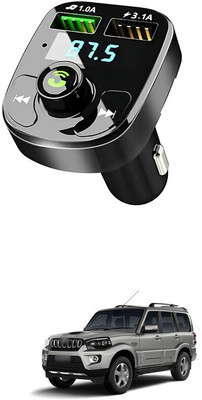 GONAMA v2.1 Car Bluetooth Device with Adapter Dongle, Transmitter(Multicolor)