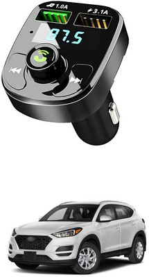 GONAMA v2.1 Car Bluetooth Device with Adapter Dongle, Transmitter(Multicolor)