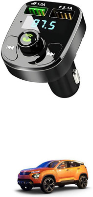 GONAMA v2.1 Car Bluetooth Device with Adapter Dongle, Transmitter(Multicolor)