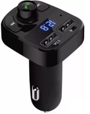 Ramsun Traders v5.0 Car Bluetooth Device with FM Player, FM Transmitter, Car Charger(Black)
