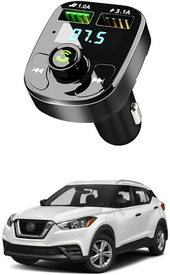 GONAMA v2.1 Car Bluetooth Device with Adapter Dongle, Transmitter(Multicolor)