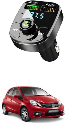 GONAMA v2.1 Car Bluetooth Device with Adapter Dongle, Transmitter(Multicolor)
