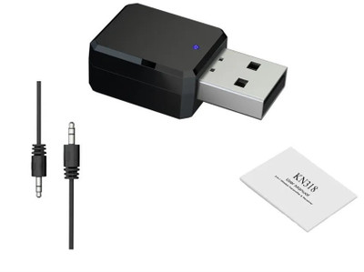 RPMSD v5.0 Car Bluetooth Device with Audio Receiver, 3.5mm Connector, Adapter Dongle(Black)