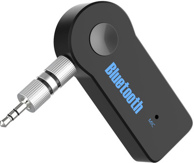 sounce v4.2 Car Bluetooth Device with Audio Receiver, 3.5mm Connector, USB Cable, Adapter Dongle(Black)