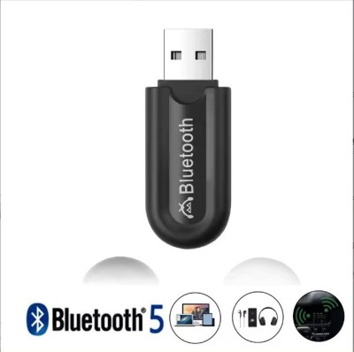 RPMSD v5.0 Car Bluetooth Device with Audio Receiver, 3.5mm Connector, Adapter Dongle(Black)