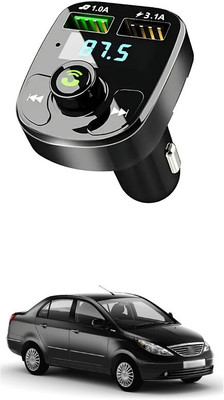 GONAMA v2.1 Car Bluetooth Device with Adapter Dongle, Transmitter(Multicolor)