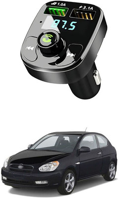 GONAMA v2.1 Car Bluetooth Device with Adapter Dongle, Transmitter(Multicolor)