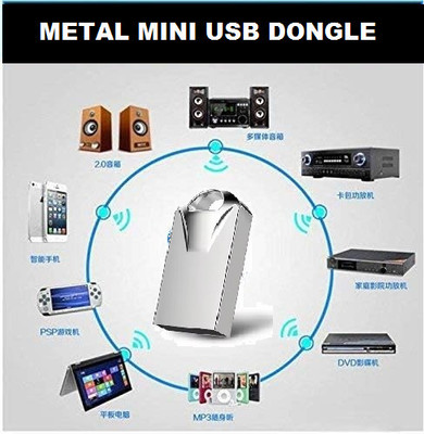 MATEL ENTERPRISE v4.0 Car Bluetooth Device with Audio Receiver(Silver)