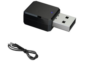 RPMSD v5.0 Car Bluetooth Device with Audio Receiver, 3.5mm Connector, Adapter Dongle(Black)