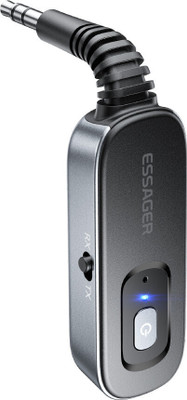 ESSAGER v5.0 Car Bluetooth Device with Transmitter(Black)