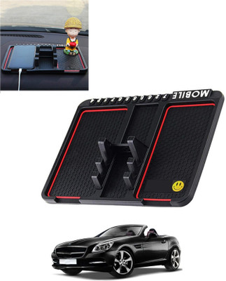 RKPSP Silicone Tray Mat For  Mercedes Benz Universal For Car(Black)