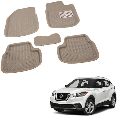 ROSHNEER ENTERPRISES PVC 3D Mat For  Nissan KICKS(Beige)