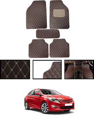 zplus Leatherite Standard Mat For  Hyundai Verna(Beige)