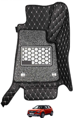 Euro Care Leatherite 7D Mat For  Hyundai Venue(Black)