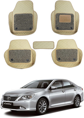 RKPSP Leatherite 7D Mat For  Toyota Camry(Beige)