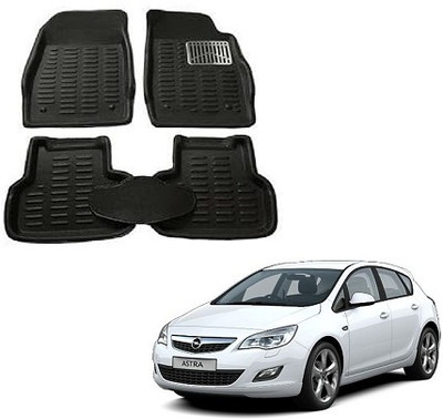 SLSHILPA Plastic 3D Mat For  Opel Astra(Black)