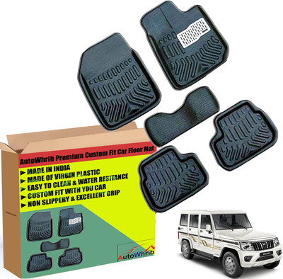 Autowhrib Plastic 3D Mat For  Mahindra Bolero(Black)