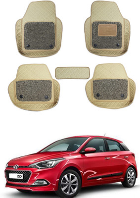 AYW Leatherite 7D Mat For  Hyundai Elite i20(Beige)