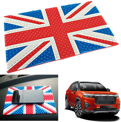 PEEPS STORE Rubber Tray Mat For  Honda Elevate(Red, Blue)