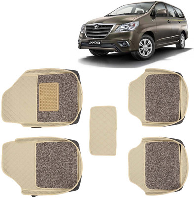 Kingsway Leatherite 7D Mat For  Toyota Innova(Beige)