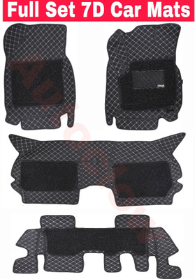 Autoclow Leatherite 7D Mat For  Hyundai Alcazar(Black)