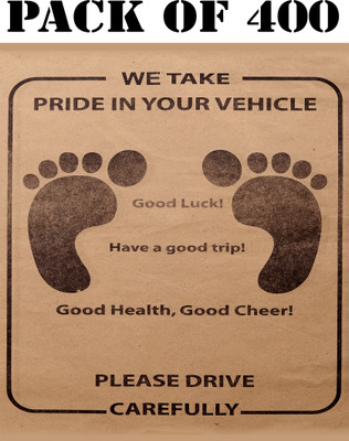 Rhtdm Paper Disposable Paper Mat For  Universal For Car(Brown)