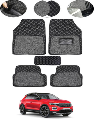 MSNP Leatherite 7D Mat For  Volkswagen Universal For Car(Black)