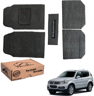 WolkomHome PVC Standard Mat For  Universal For Car(Black)