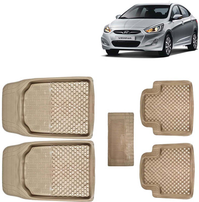Kingsway PVC Tray Mat For  Hyundai Verna(Beige)