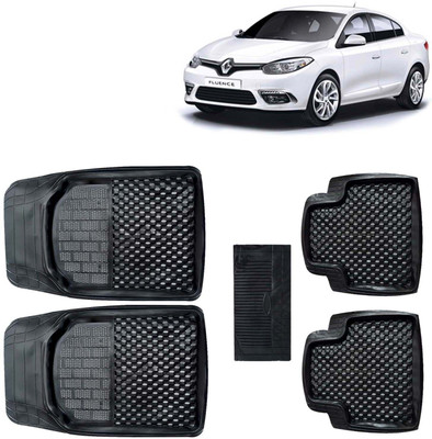 Kingsway PVC Tray Mat For  Renault Fluence(Black)