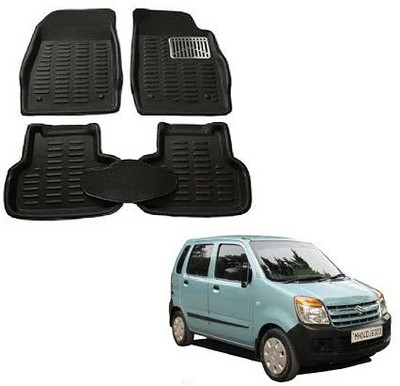 SLSHILPA Plastic 3D Mat For  Maruti Suzuki WagonR(Black)