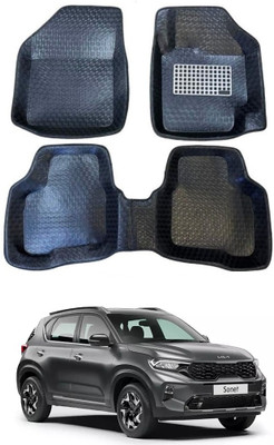 ARNEJA Polyutherine 5D Mat For  Kia Sonet(Black)