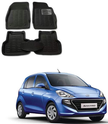 arneja trading company Polyutherine 3D Mat For  Hyundai Santro(Black)