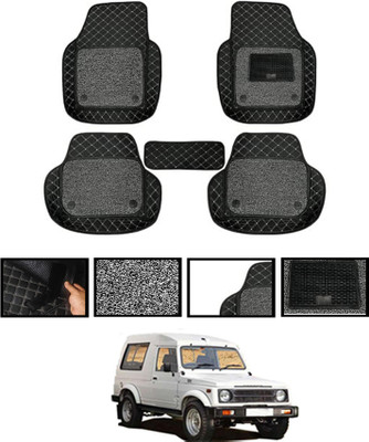 ABJD Leatherite 7D Mat For  Maruti Suzuki Gypsy(Black)