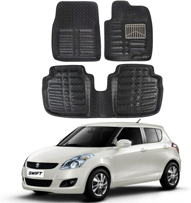 Ds enterprise PVC 5D Mat For  Maruti Suzuki Swift(Black)
