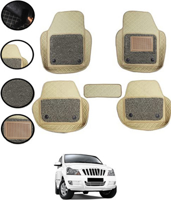 ABJD Leatherite 7D Mat For  Mahindra Xylo(Beige)