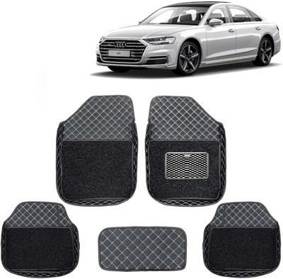 Kingsway Leatherite 7D Mat For  Audi A8(Black)