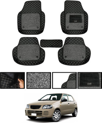 MSNP Leatherite 7D Mat For  Maruti Suzuki Alto(Black)