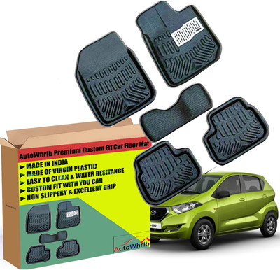 Autowhrib Plastic 3D Mat For  Datsun Redi GO(Black)