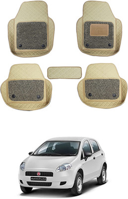 RKPSP Leatherite 7D Mat For  Fiat Punto(Beige)