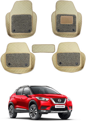 RKPSP Leatherite 7D Mat For  Nissan KICKS(Beige)