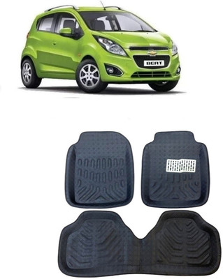 arneja trading company Polyutherine 3D Mat For  Chevrolet Beat(Black)