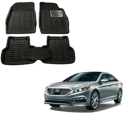 SLSHILPA Plastic 3D Mat For  Hyundai Sonata(Black)