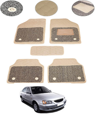 MSNP Leatherite 7D Mat For  Hyundai Accent(Beige)