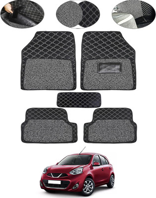 MSNP Leatherite 7D Mat For  Nissan Micra(Black)